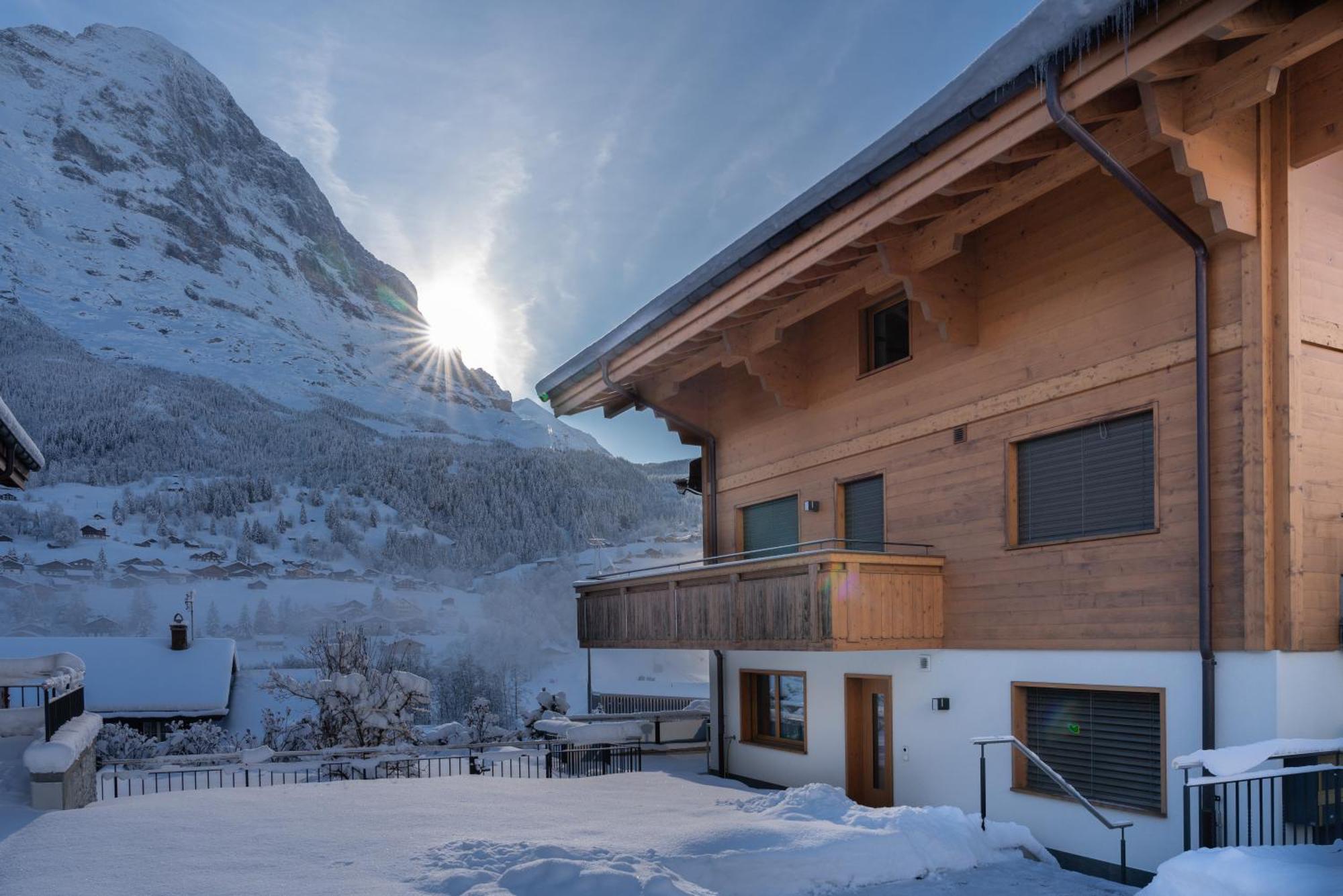 Chalet Alia - Swiss Hotel Apartments Grindelwald Exterior foto