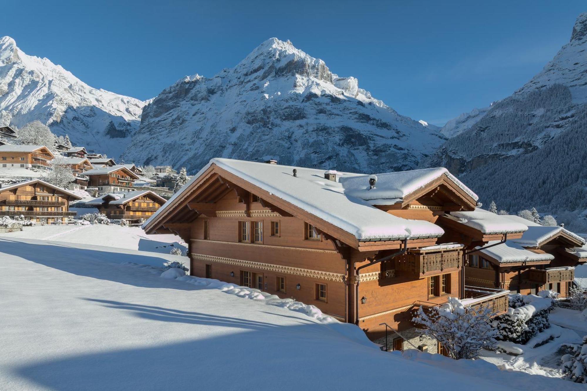 Chalet Alia - Swiss Hotel Apartments Grindelwald Exterior foto