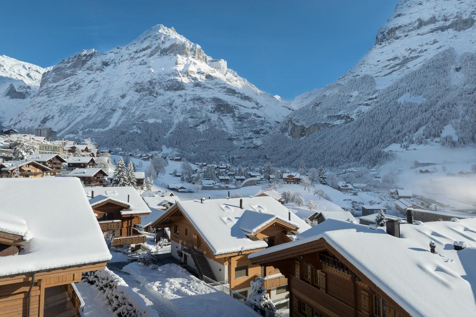 Chalet Alia - Swiss Hotel Apartments Grindelwald Exterior foto