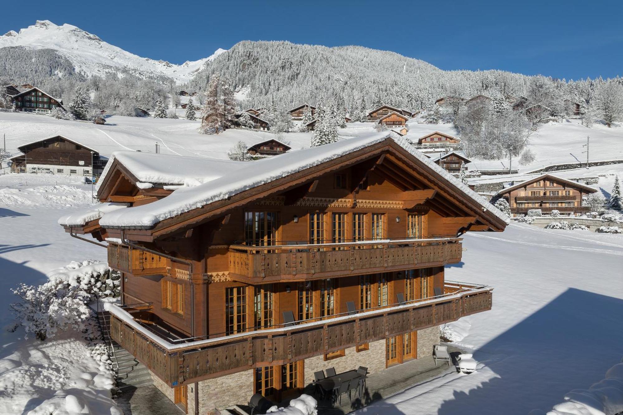 Chalet Alia - Swiss Hotel Apartments Grindelwald Exterior foto